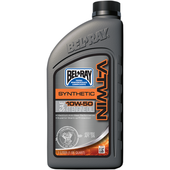Масло BEL-RAY V-Twin Synthetic 4T 10W-50 1L