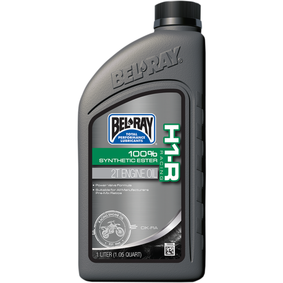 Масло BEL-RAY H1-R Racing 100% Synthetic Ester 2T - 1 Литър