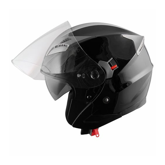 Каска за скутер A-PRO KINETIC BLACK