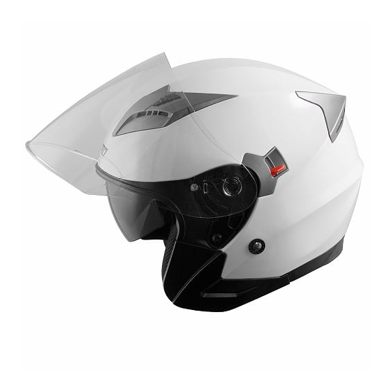 Каска за скутер A-PRO KINETIC WHITE