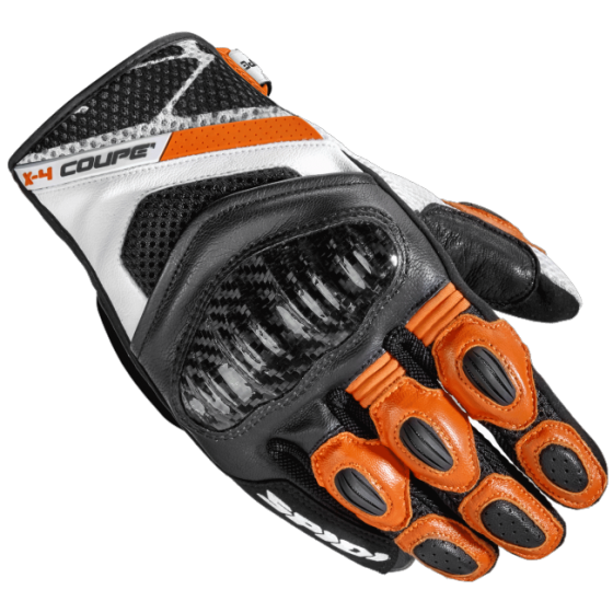 Мото ръкавици SPIDI X-4 COUPE BLACK/ORANGE