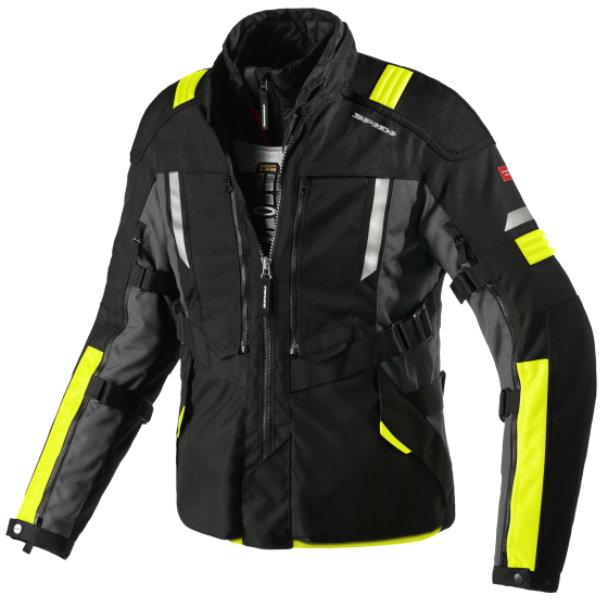 Текстилно мото яке SPIDI MODULAR YELLOW FLUO