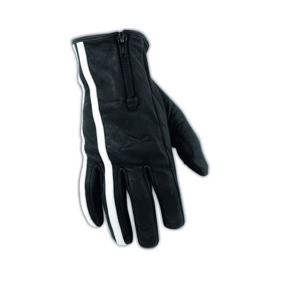 Кожени ръкавици A-PRO GRAN TORINO BLACK/WHITE