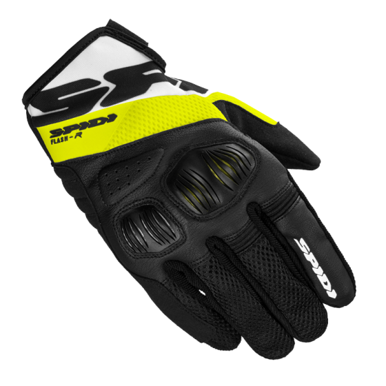 Мото ръкавици SPIDI FLASH-R EVO BLACK/FLUO YELLOW