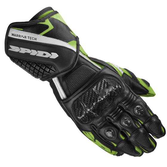 Мото ръкавици SPIDI CARBO 5 BLACK/KAWA GREEN