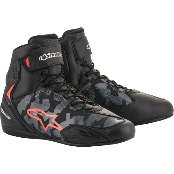 Мото боти ALPINESTARS FASTER-3 BLACK/GRAY/CAMO/RED