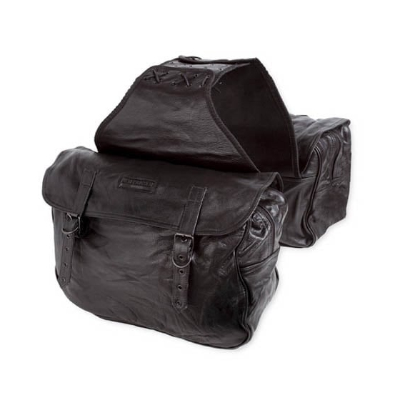 Кожени дисаги за мотор A-PRO SPIRIT BLACK