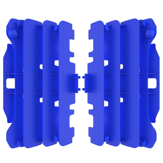 Преден предпазител за радиатор POLISPORT YAMAHA YZ250F,YZ450F (07-09) BLUE