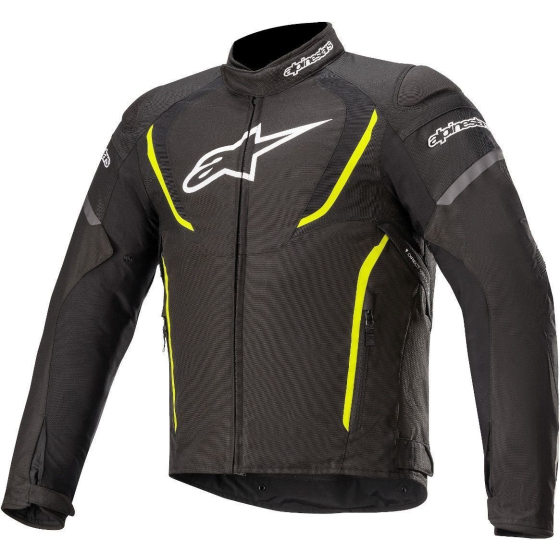 Текстилно яке ALPINESTARS T-JAWS V3 WATERPROOF BLACK//NEON YELLOW