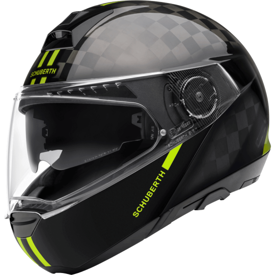 Мото каска SCHUBERTH C4 PRO CARBON BLACK/NEON YELLOW