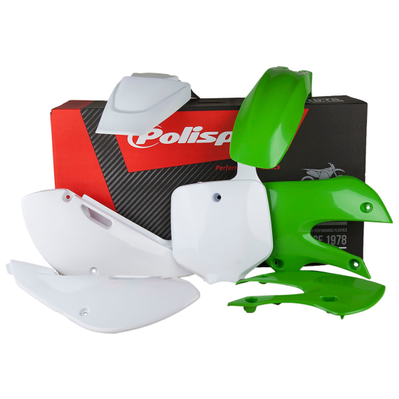 Пластмасов MX кит Polisport за Kawasaki KX65 - 2000-21 OEM Color 13-15