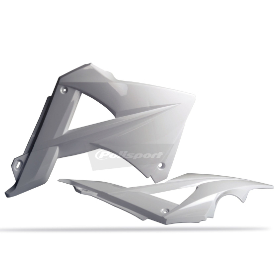 Пластмасови капаци за радиатор Polisport GAS GAS EC / EC-E - 2018-20 White