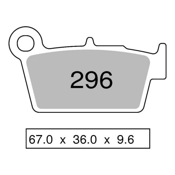 Мото накладки TROFEO 296 SINTER