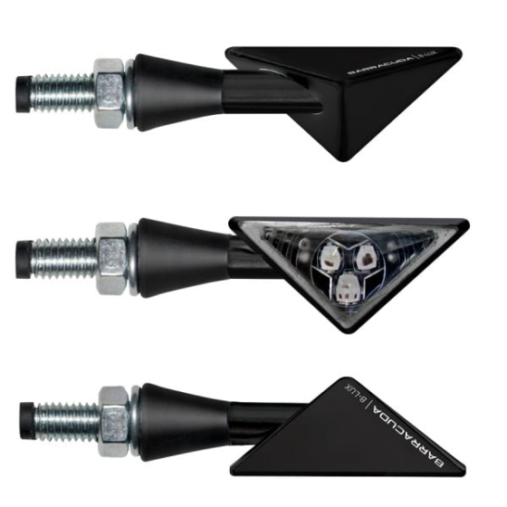 LED мото мигачи BARRACUDA Z-LED B-LUX BLACK