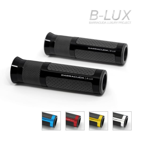 Мото ръкохватки BARRACUDA B-LUX RACING GRIPS SILVER