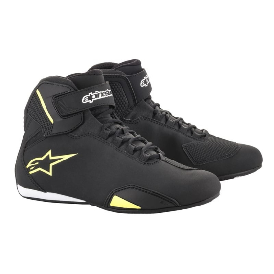ОБУВКИ ALPINESTARS SEKTOR RIDING BLACK/NEON YELLOW