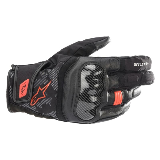 Мото ръкавици ALPINESTARS SMX-Z DRYSTAR BLACK/FLUO RED
