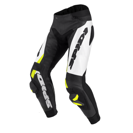 Кожен панталон SPIDI RR PRO WARRIOR BLACK/FLUO