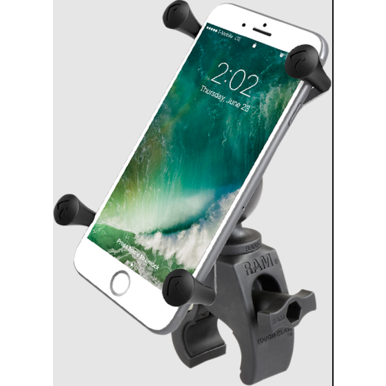 Мото стойка за телефон RAM-MOUNTS X-Grip RAM-B-400-A-HOL-UN10BU за големи смартфони