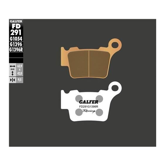 Задни мото накладки Galfer SINTERED RACING COMPOUND FD291G1396R