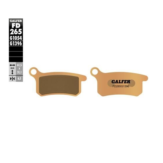 Задни мото накладки Galfer SINTERED FD265G1396