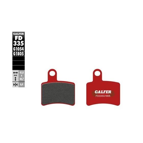 Задни мото накладки Galfer TRIAL TOP FD335G1805