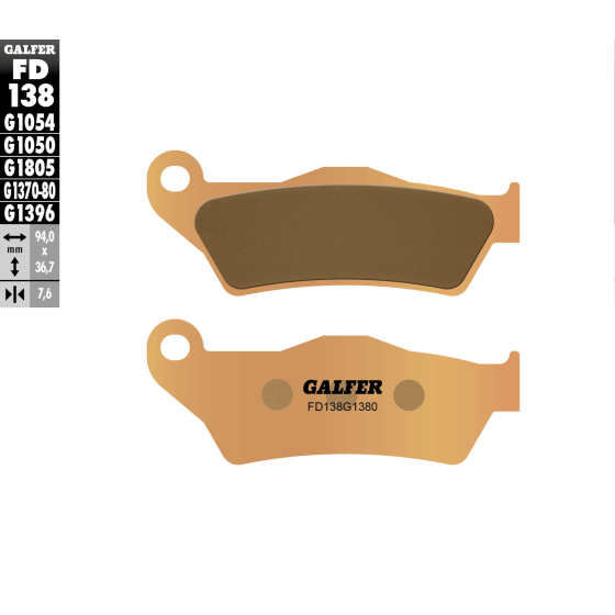 Предни/Задни мото накладки Galfer SINTERED SCOOTER FD138G1380