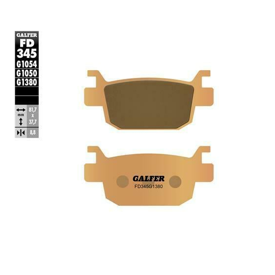 Задни мото накладки Galfer SINTERED SCOOTER FD345G1380