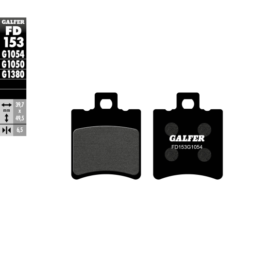 Предни/задни мото накладки Galfer SEMI METAL FD153G1054