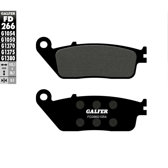 Предни мото накладки Galfer SEMI METAL FD266G1054