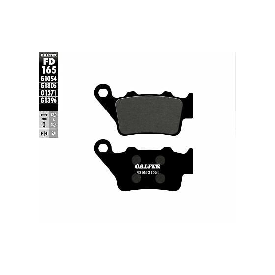 Задни мото накладки Galfer SEMI METAL FD165G1054