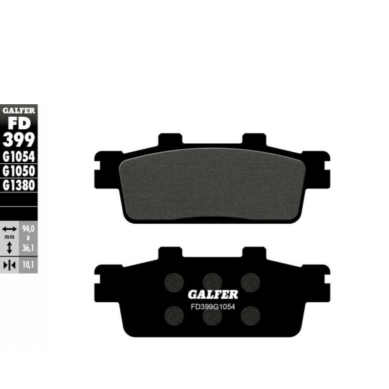 Предни/Задни мото накладки Galfer SEMI METAL FD399G1054