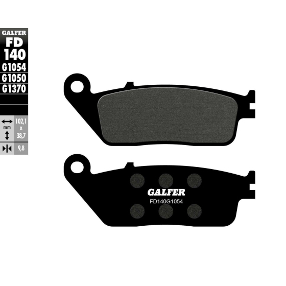 Предни/Задни мото накладки Galfer SEMI METAL FD140G1054