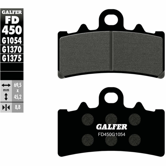 Предни мото накладки Galfer SEMI METAL FD450G1054