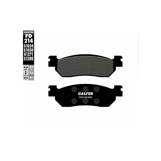 Предни/Задни мото накладки Galfer SEMI METAL FD214G1054
