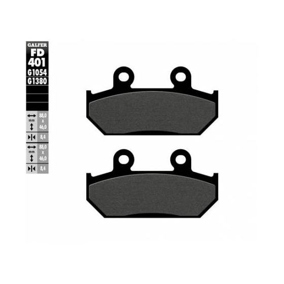 Задни мото накладки Galfer SEMI METAL FD401G1054