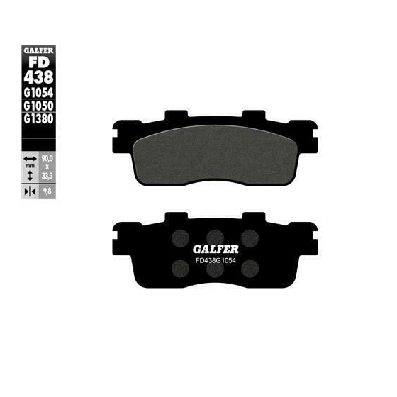 Задни мото накладки Galfer SEMI METAL FD438G1054