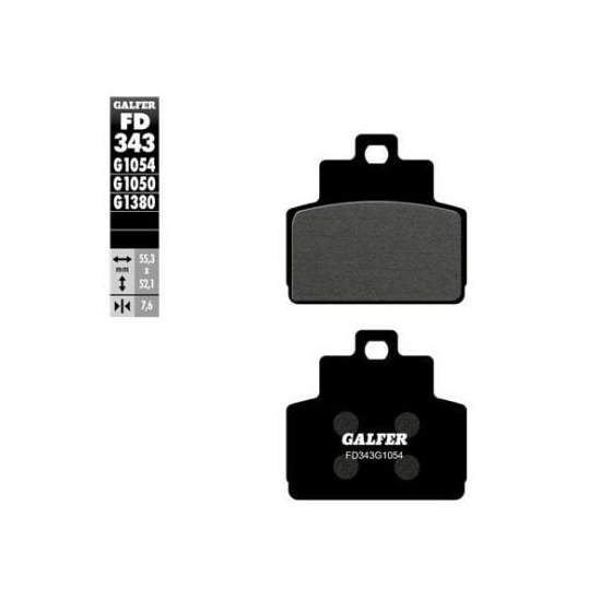 Задни мото накладки Galfer SEMI METAL FD343G1054