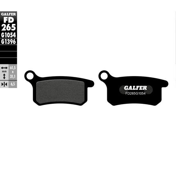 Предни/Задни мото накладки Galfer SEMI METAL FD265G1054