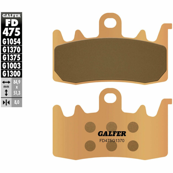 Предни мото накладки Galfer SINTERED COMPOUND FD475G1370