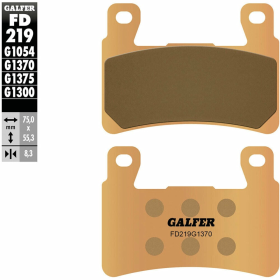 Предни мото накладки Galfer SINTERED COMPOUND FD219G1370