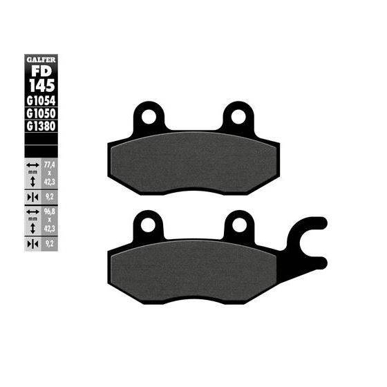 Предни/задни мото накладки Galfer SCOOTER FD145G1050