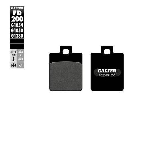 Предни/задни мото накладки Galfer SCOOTER FD200G1050