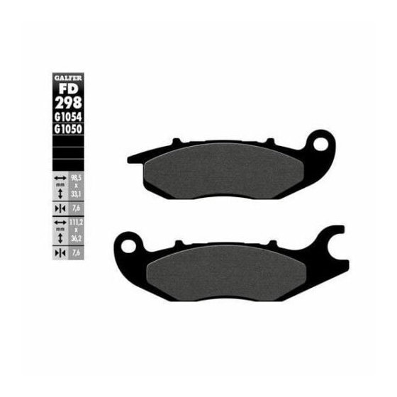 Предни мото накладки Galfer SCOOTER FD298G1050