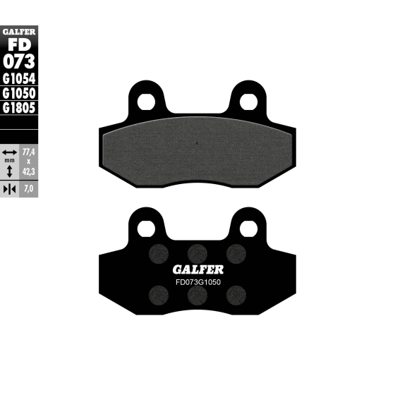 Предни/задни мото накладки Galfer SCOOTER FD073G1050