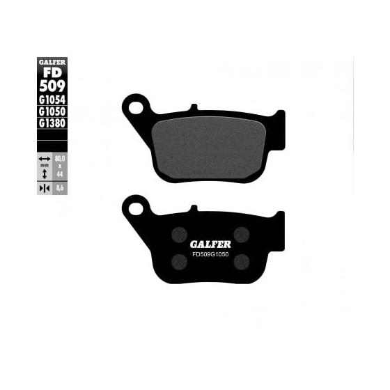 Предни/задни мото накладки Galfer SCOOTER FD509G1050