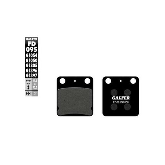Предни/задни мото накладки Galfer SCOOTER FD095G1050