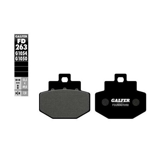 Задни мото накладки Galfer SCOOTER FD263G1050