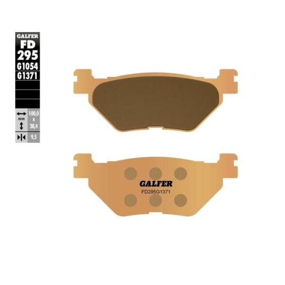 Задни мото накладки Galfer SINTERED COMPOUND FD295G1371