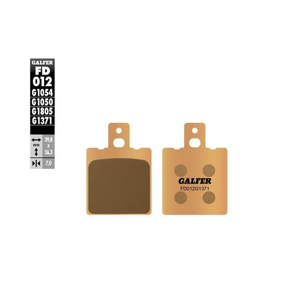 Предни/Задни мото накладки Galfer SINTERED COMPOUND FD012G1371